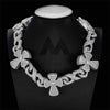 Hip hop jewelry featuring Pass Diamond Tester Infinity Link, Mix Cross Charm, Iced Out Moissanite Link Chain for rappers2