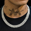 13mm Iced Out Moissanite Miami Cuban Link Chain 14K Gold