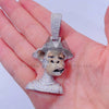 Sterling Silver VVS Moissanite Iced Out APE Pendant 2022 New Arrival