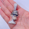 2.5 inch VVS Moissanite Iced Out APE Pendant Hip Hop Bling Jewelry