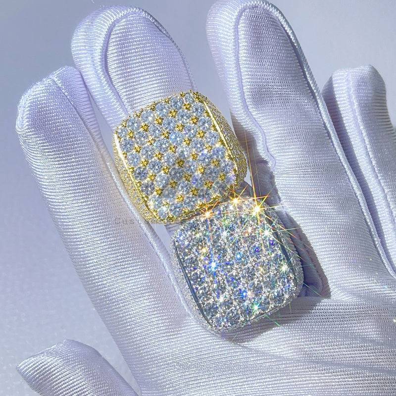 Hot sell VVS Moissanite Diamond Iced Out Men Ring Hip Hop Jewelry