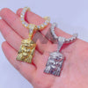 VVS Moissanite Iced Jesus Pendant hip hop jewelry