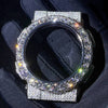 Hip hop jewelry featuring G Shock GA100 GA110 custom made iced out Moissanite watch bezel cover1