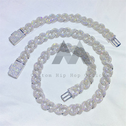 15MM Iced Out Infinity Link Chain in Sterling Silver 925 for Rappers2