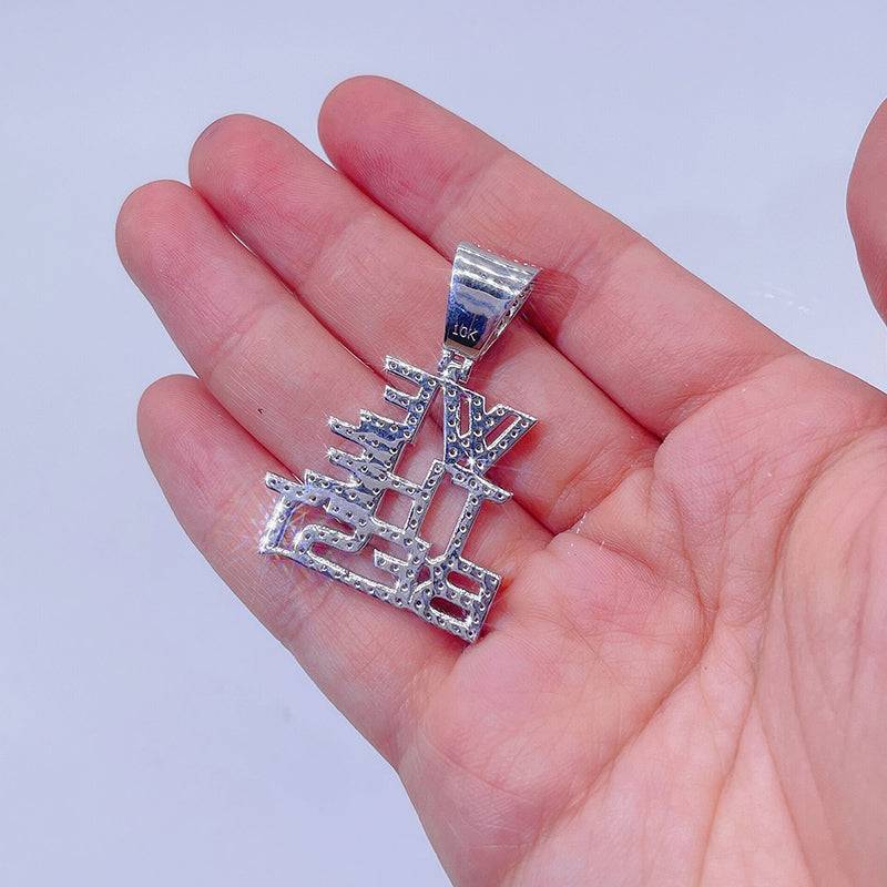 Iced Out VVS Moissanite Hip Hop Pendant Exclusive Bling Jewelry